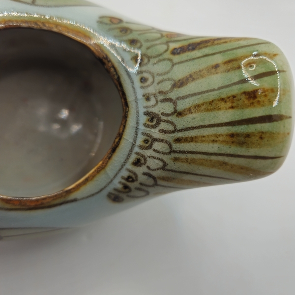 Tonala Mexico Bird Vessel Planter Ken Edwards Vintage - Picture 4 of 7